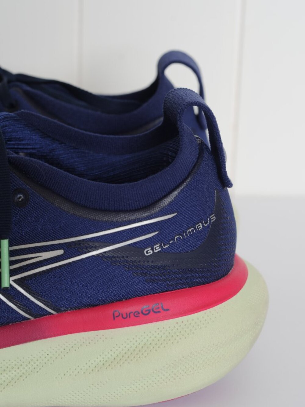 Asics Women's Gel Nimbus 25 Blue Pink Green size 9 - Picture 3 of 9